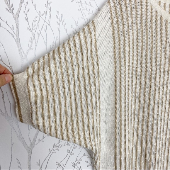 VINTAGE VIVANTI Cream Dolman Sleeve Knit Sweater - Picture 4 of 12